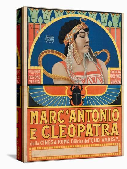 Antony and Cleopatra (1913)-Roberto Franzoni-Stretched Canvas