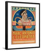 Antony and Cleopatra (1913)-Roberto Franzoni-Framed Art Print