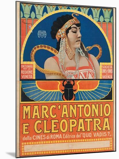 Antony and Cleopatra (1913)-Roberto Franzoni-Mounted Art Print