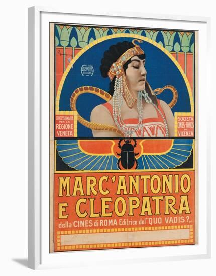 Antony and Cleopatra (1913)-Roberto Franzoni-Framed Art Print