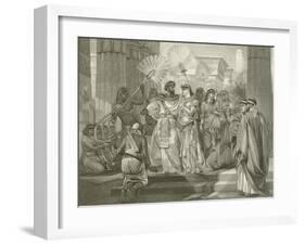 Antony and Cleopatra. Act I, Scene I-Felix Octavius Carr Darley-Framed Giclee Print