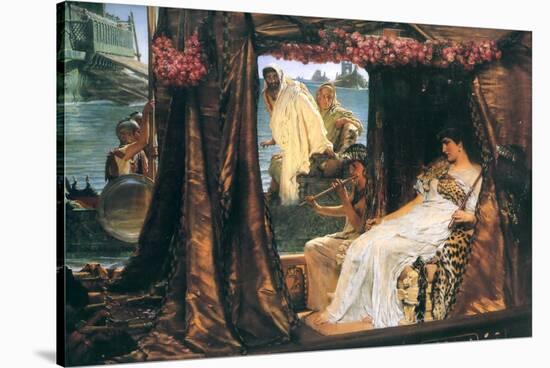 Antony and Cleopatra-Sir Lawrence Alma-Tadema-Stretched Canvas