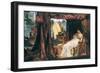 Antony and Cleopatra-Sir Lawrence Alma-Tadema-Framed Art Print