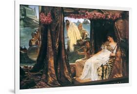 Antony and Cleopatra-Sir Lawrence Alma-Tadema-Framed Art Print