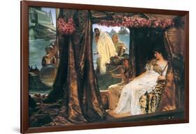 Antony and Cleopatra-Sir Lawrence Alma-Tadema-Framed Art Print