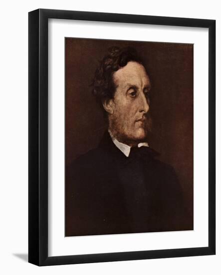 Antony Ashley-Cooper, Seventh Earl of Shaftesbury, Kg-George Frederick Watts-Framed Giclee Print