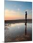 Antony Gormley Sculpture, Another Place, Crosby Beach, Merseyside, England, United Kingdom, Europe-Chris Hepburn-Mounted Photographic Print