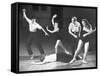 Antony Tudor Rehearsing Hugh Laing as Romeo in the Death of Mercutio from "Romeo and Juliet"-Alfred Eisenstaedt-Framed Stretched Canvas