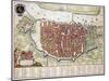 Antverpia, Map of Antwerp-Jan Blaeu-Mounted Giclee Print