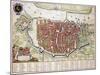 Antverpia, Map of Antwerp-Jan Blaeu-Mounted Giclee Print