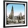 Antwerp (Belgium), Groenplaats and the Cathedral-Leon, Levy et Fils-Framed Photographic Print