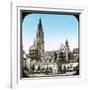 Antwerp (Belgium), Groenplaats and the Cathedral-Leon, Levy et Fils-Framed Photographic Print