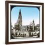 Antwerp (Belgium), Groenplaats and the Cathedral-Leon, Levy et Fils-Framed Photographic Print