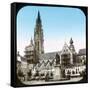 Antwerp (Belgium), Groenplaats and the Cathedral-Leon, Levy et Fils-Framed Stretched Canvas