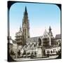 Antwerp (Belgium), Groenplaats and the Cathedral-Leon, Levy et Fils-Stretched Canvas