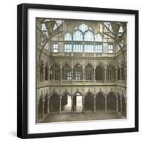 Antwerp (Belgium), Inside of the Stock Exchange-Leon, Levy et Fils-Framed Photographic Print