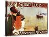 Antwerp, Belgium - Red Star Line Cruises to New York Promo Poster - Antwerp, Belgium-Lantern Press-Stretched Canvas