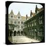 Antwerp (Belgium), the Courtyard of the Plantin Museum, Circa 1870-Leon, Levy et Fils-Stretched Canvas