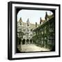 Antwerp (Belgium), the Courtyard of the Plantin Museum, Circa 1870-Leon, Levy et Fils-Framed Photographic Print