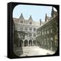 Antwerp (Belgium), the Plantin Museum's Courtyard-Leon, Levy et Fils-Framed Stretched Canvas