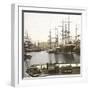 Antwerp (Belgium), View of the Harbour-Leon, Levy et Fils-Framed Premium Photographic Print