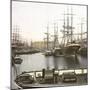 Antwerp (Belgium), View of the Harbour-Leon, Levy et Fils-Mounted Premium Photographic Print