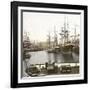 Antwerp (Belgium), View of the Harbour-Leon, Levy et Fils-Framed Photographic Print