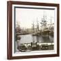 Antwerp (Belgium), View of the Harbour-Leon, Levy et Fils-Framed Photographic Print
