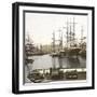 Antwerp (Belgium), View of the Harbour-Leon, Levy et Fils-Framed Photographic Print