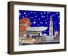 Antwerp by night, 2018-Anne Storno-Framed Giclee Print