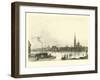 Antwerp from the Tete De Flandre-null-Framed Giclee Print