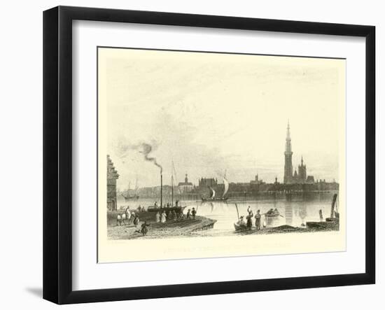 Antwerp from the Tete De Flandre-null-Framed Giclee Print
