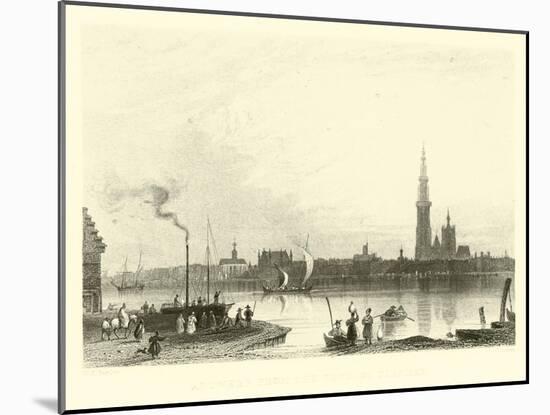 Antwerp from the Tete De Flandre-null-Mounted Giclee Print