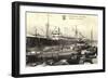 Antwerpen, Belgian Line, Hafen,Dampfer Stadt Brüssel-null-Framed Giclee Print