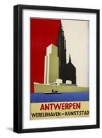 Antwerpen-Vintage Apple Collection-Framed Giclee Print