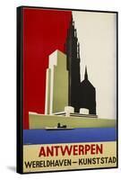 Antwerpen-Vintage Apple Collection-Framed Stretched Canvas