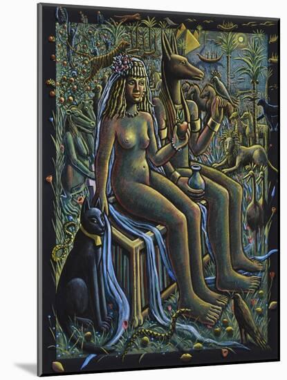 Anubis and the Bride, 2018-P.J. Crook-Mounted Giclee Print