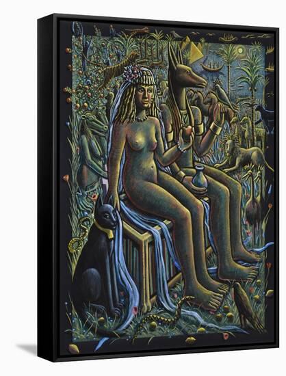 Anubis and the Bride, 2018-P.J. Crook-Framed Stretched Canvas