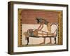 Anubis Attends Sennedjem's Mummy, from the Tomb of Sennedjem, the Workers' Village, New Kingdom-null-Framed Giclee Print