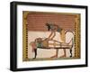 Anubis Attends Sennedjem's Mummy, from the Tomb of Sennedjem, the Workers' Village, New Kingdom-null-Framed Giclee Print