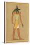 Anubis God of the Dead with the Head of a Jackel-null-Stretched Canvas