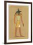 Anubis God of the Dead with the Head of a Jackel-null-Framed Art Print