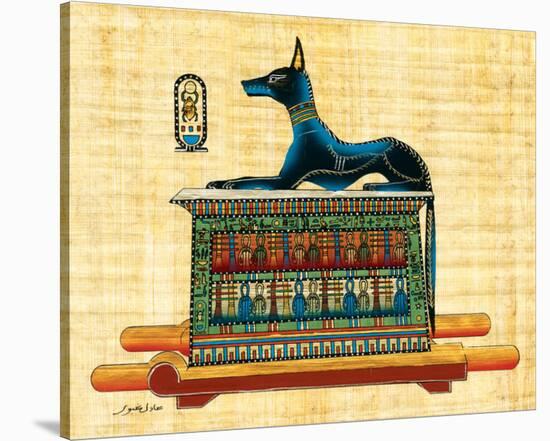 Anubis the God of Dead-null-Stretched Canvas