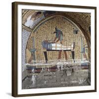 Anubis with a Pharaoh-null-Framed Giclee Print