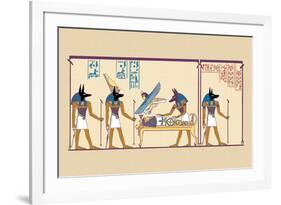 Anubis-J. Gardner Wilkinson-Framed Art Print