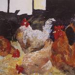 Chickens and Sunflowers-Anuk Naumann-Giclee Print