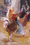 Chickens and Sunflowers-Anuk Naumann-Giclee Print