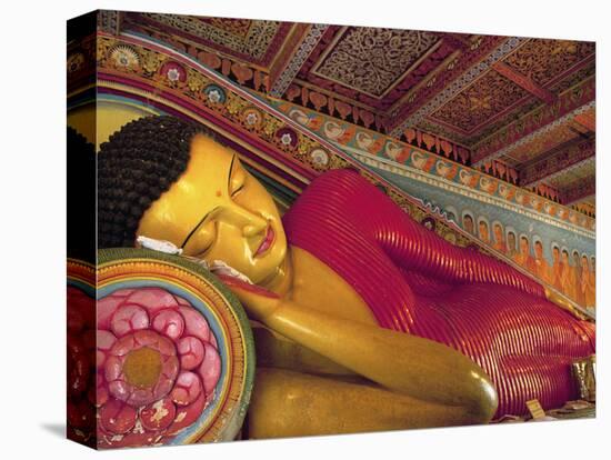 Anuradhapura, UNESCO World Heritage Site, Reclining Buddha Statue, Sri Lanka-Ellen Clark-Stretched Canvas