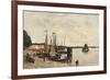 Anvers, the Port-Eugène Boudin-Framed Art Print