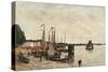 Anvers, the Port-Eugène Boudin-Stretched Canvas